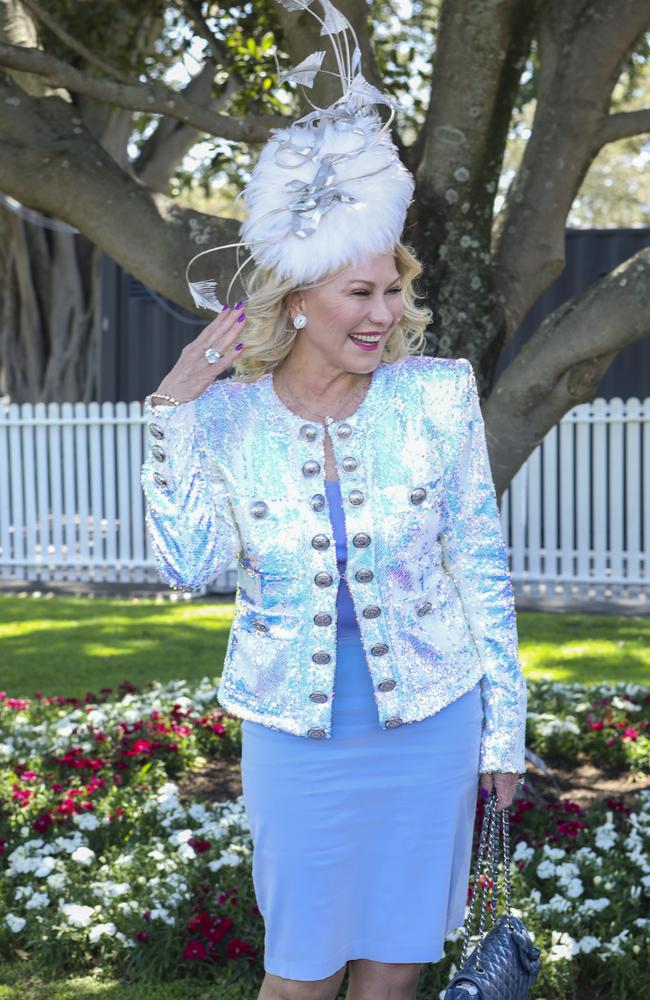 Kerri-Anne Kennerley has stepped out at The Everest. Picture: Media Mode