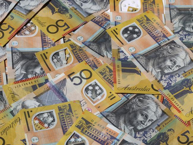 australian money, cash, dollars