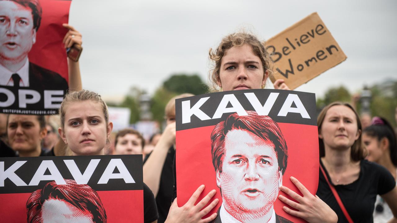 Controversial nominee Brett Kavanaugh was the first of Donald Trump’s two appointments to the Supreme Court. Picture: AFP