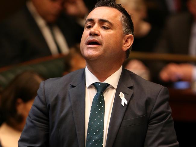 NSW Nationals leader and Deputy Premier John Barilaro. Picture: Stephen Cooper