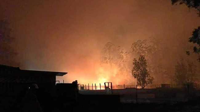 Crews from the Kyogle RFS helped out at the Rappville bushfire. Picture: Kyogle RFS