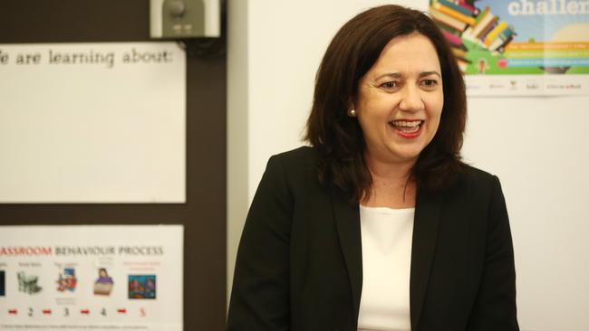Premier Annastacia Palaszczuk, pictured at Inala State School, says growth in her electorate’s schools is well supported. Photographer: Liam Kidston.