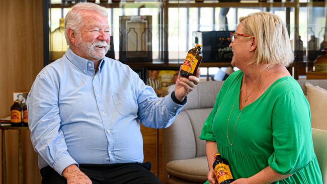 Cliff Fleming with daughter-in-law Rae-Lee Fleming.