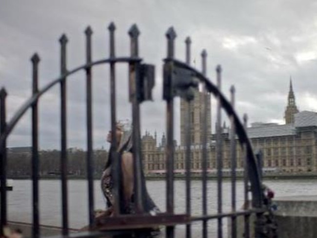 The scenes were filmed a day before the terror attack on London last month. Picture: YouTube.