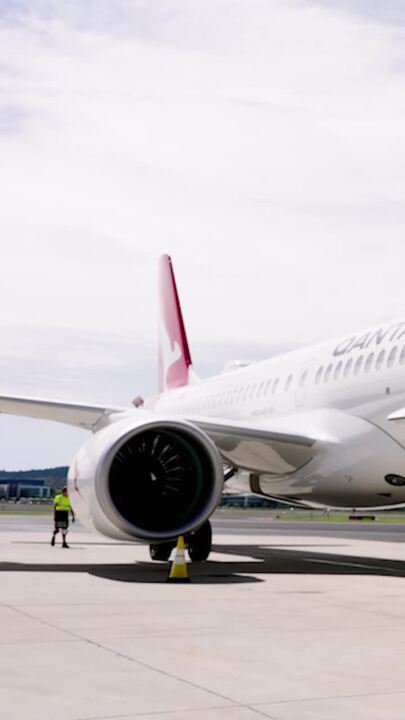 First Qantaslink A220 touches down in Tasmania