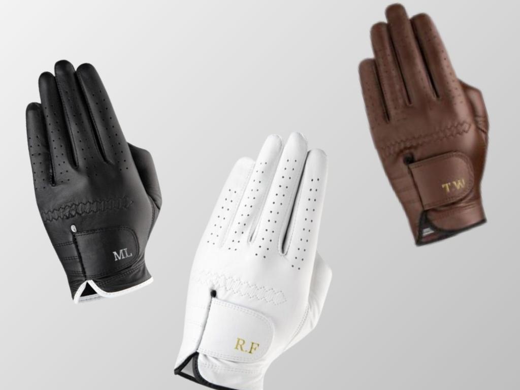 For the golfer in your life, personalised gloves are a thoughtful gift. Picture: Supplied.