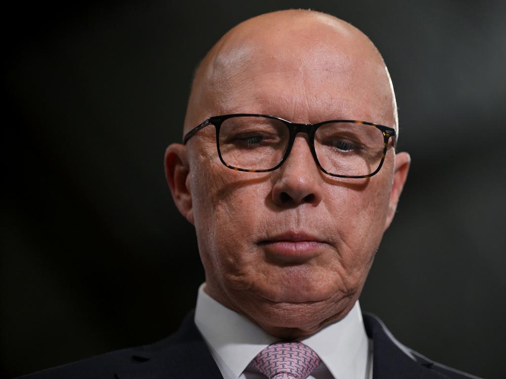 There is every indication Opposition Leader Peter Dutton is heading for an electoral bloodbath. Picture: Dan Peled/Getty Images