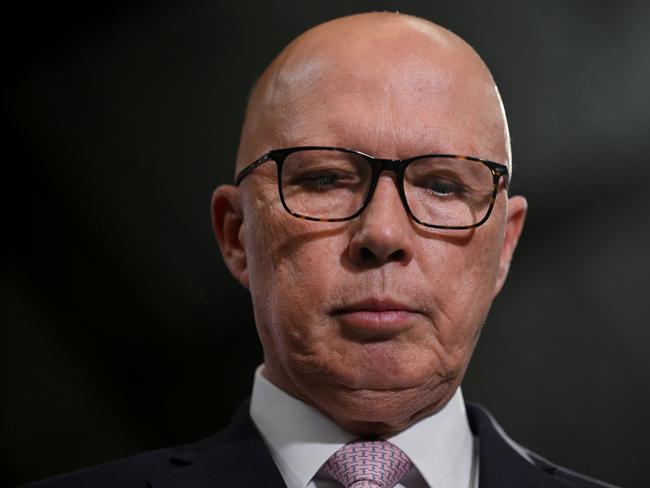 There is every indication Opposition Leader Peter Dutton is heading for an electoral bloodbath. Picture: Dan Peled/Getty Images