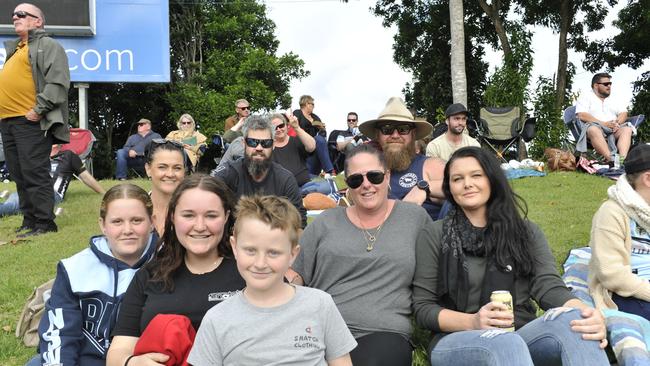 Coffs Coast league fans enjoy the atmosphere at the Cronulla Sharks v Gold Coast Titans match at C.ex Stadium Coffs Harbour. Photo: Tim Jarrett