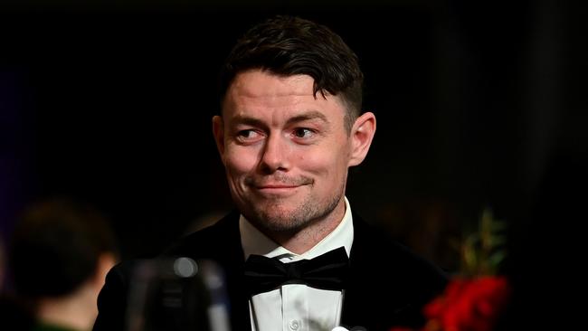 BRISBANE, AUSTRALIA - SEPTEMBER 25: Lachie Neale of the Lions is seen during the 2023 Brownlow Medal at The Gabba on September 25, 2023 in Brisbane, Australia. (Photo by Albert Perez/AFL Photos via Getty Images)