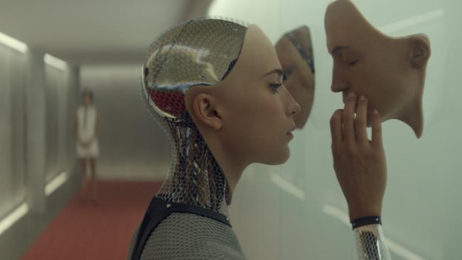 Alicia Vikander in a scene from Ex Machina.