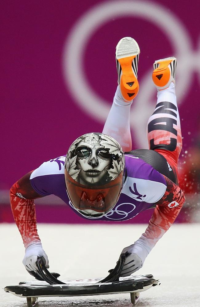 Sochi’s skeleton racers unleash their individuality with amazing helmet ...