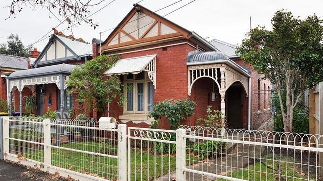 The run-down pad at 127 Barkly St, Fitzroy North sold for $2.03m – but it’s in desperate need of an update.