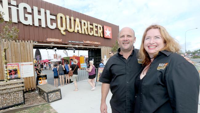 NightQuarter owners Michelle Christoe and Ian Van Der Woude. Picture Mike Batterham.
