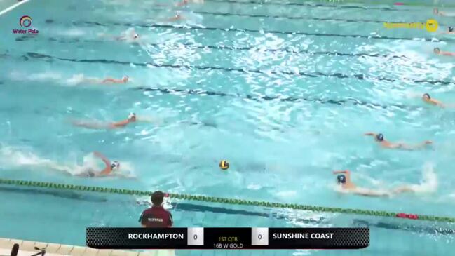 Replay: Rockhampton v Sunshine Coast (16&U boys white gold medal) -  Water Polo Queensland State Titles 16&U, 12&U