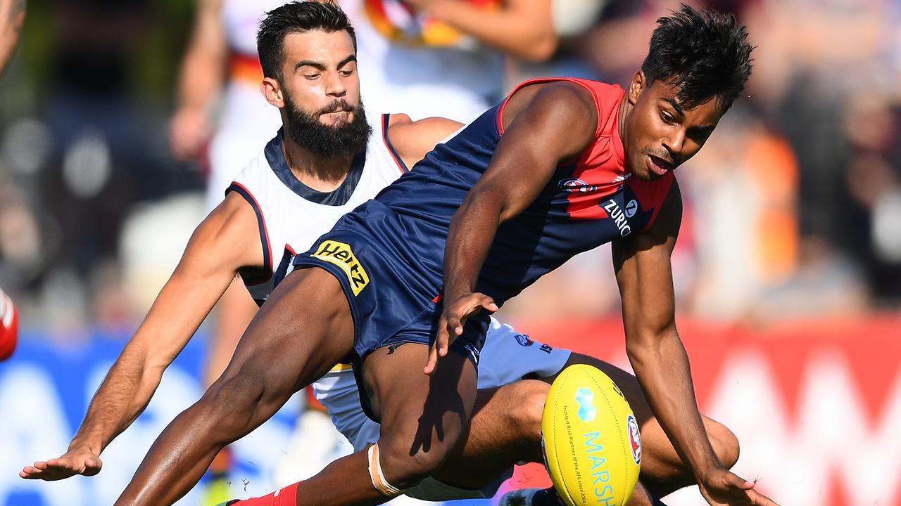 Kysaiah Pickett showed some exciting signs for the Demons. Picture: Getty Images