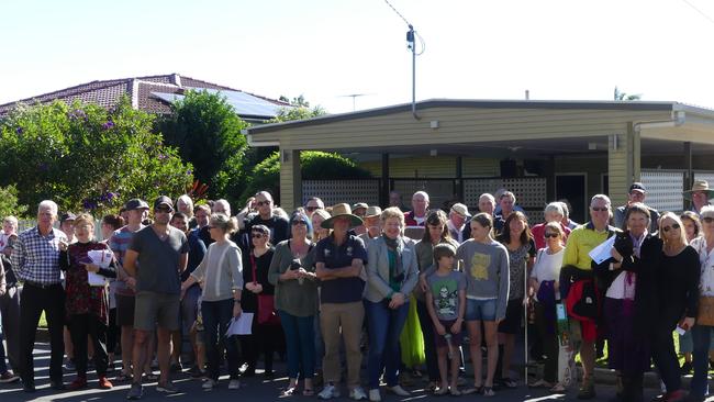 Residents at a community meeting held on June 2 at Mt Gravatt East.