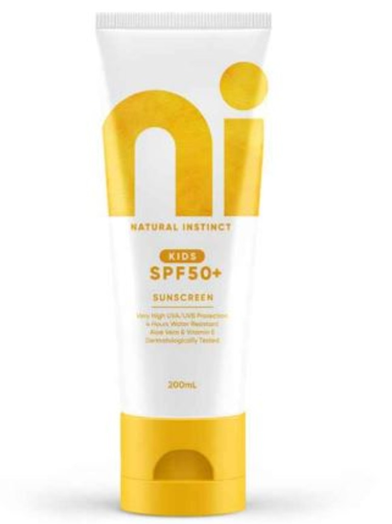 The products were recalled after they were found to be ‘splitting’. Picture: Natural Instinct Suncare