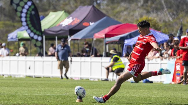 Men's Koori Knockout grand final, Walgett Aboriginal Connection vs Wiradjuri Aboriginal Rivers. Picture: Andrea Francolini