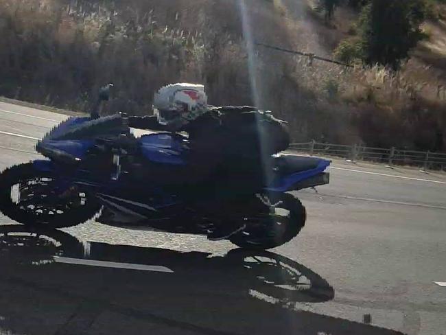 Police want to find the motorcyclist pictured.