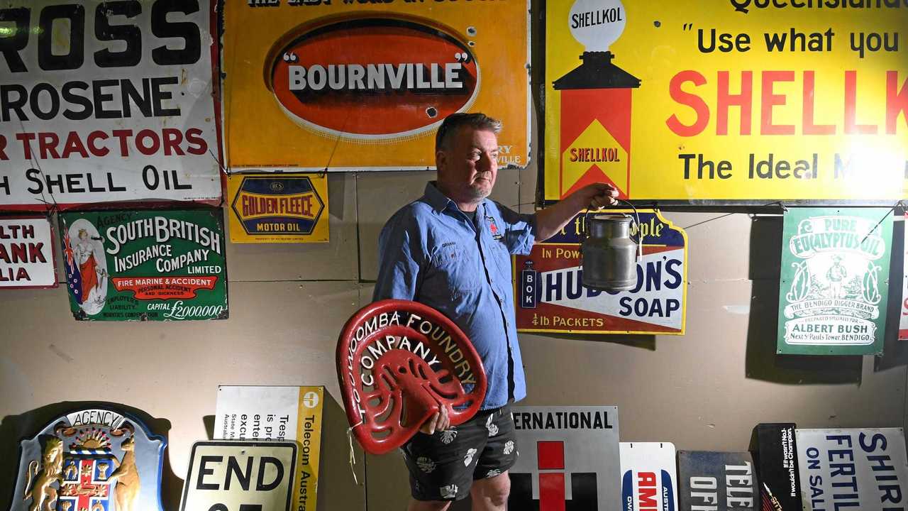 Graham Lancaster, from Graham Lancaster Auctions at the Ultimate Man Cave Auction in Lismore. Picture: Marc Stapelberg