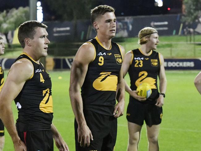 Archer May (C) is likely to become an AFL player on Wednesday. Picture: WA Football/Supplied.
