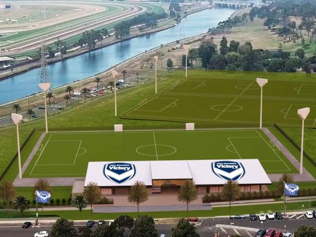 Supplied images of Melbourne Victory's new training facilities