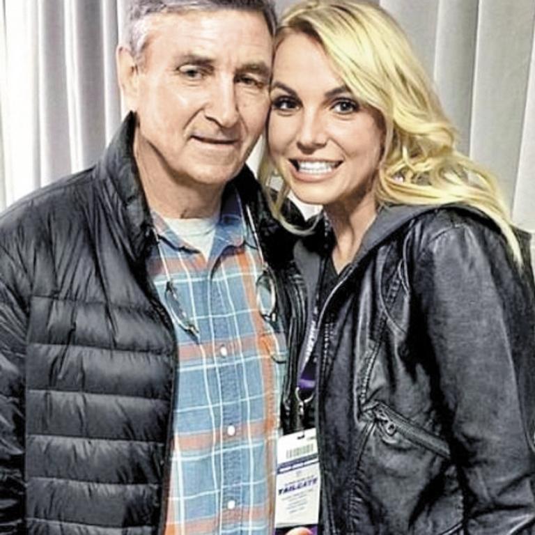 Britney with her dad Jamie.