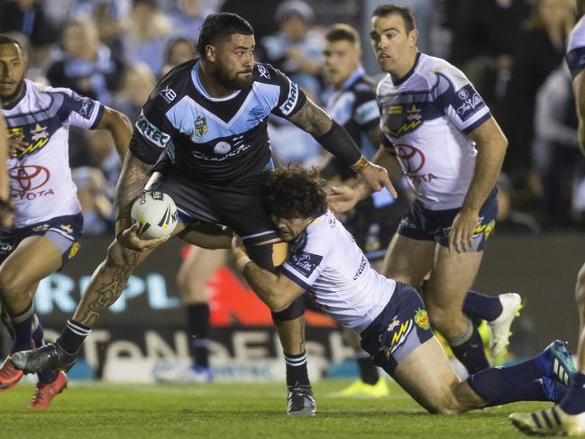 Andrew Fifita had been benched for ‘not running hard’. Picture: AAP