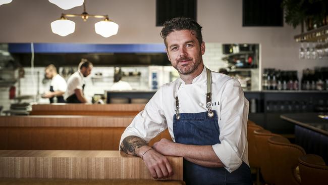 Adelaide Chef Jock Zonfrillo at his Rundle Street restaurant 'Blackwood' Photo: AAP/Mike Burton