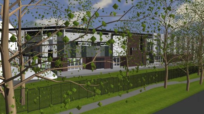 What the school’s new building could look like … artist impression by Stanton Dahl Architects