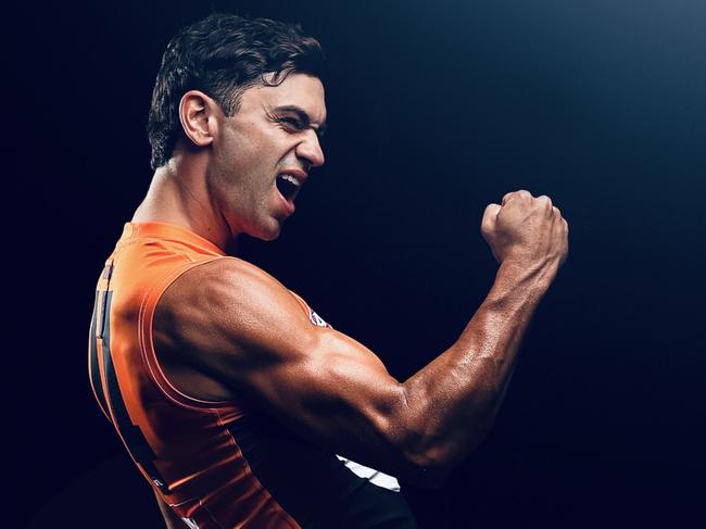 Portrait of GWS Giants player Tim Taranto  ahead of the 2022 AFL season. Photo by Phil Hillyard (**NO ON SALES** Â©Phil Hillyard)