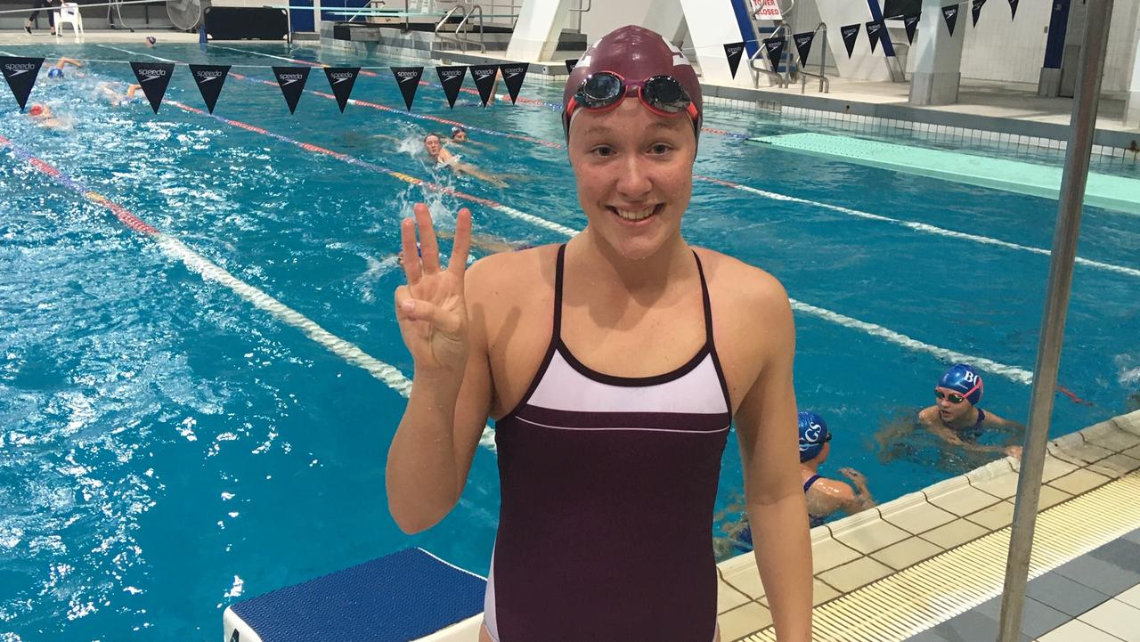 Qgsssa Swimming Carnival Records Broken At Elite Schoolgirl Meet The Courier Mail