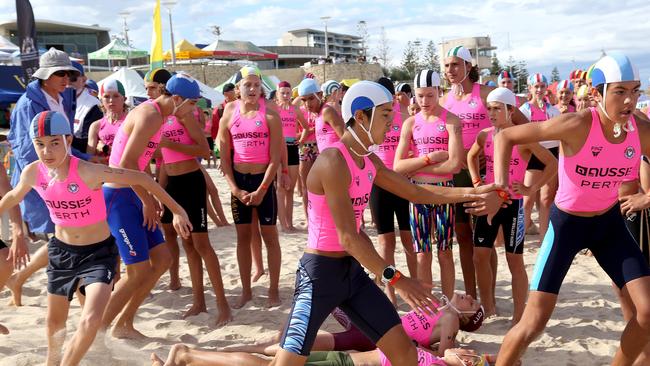 Great racing on the beach at the youth titles.