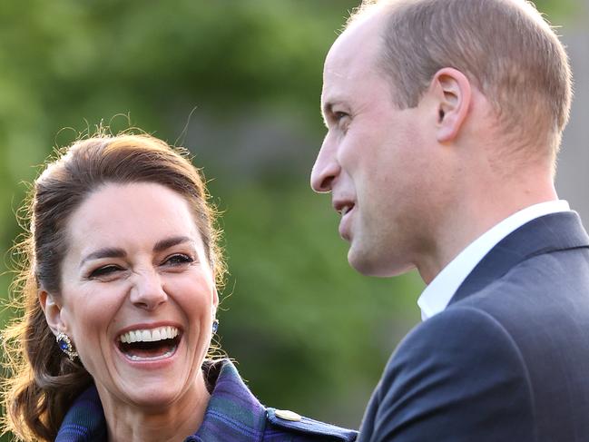 EDINBURGH, SCOTLAND - MAY 26: Prince William, Duke of Cambridge and Catherine, Duchess of Cambridge arrive in a Land Rover Defender that previously belonged to Prince Philip, Duke of Edinburgh to host NHS Charities Together and NHS staff at a unique drive-in cinema to watch a special screening of DisneyÃ¢â¬â¢s Cruella at the Palace of Holyroodhouse on day six of their week-long visit to Scotland on May 26, 2021 in Edinburgh, Scotland. (Photo by Chris Jackson/Getty Images)