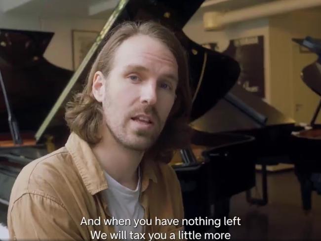 Christer Dalsbøe’s song caused a stir online. Picture: LinkedIn