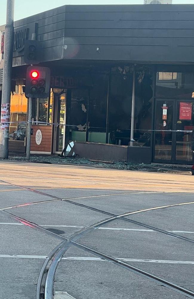 Popular burger restaurant Burgertory, located on Glen Huntly Rd, Caulfield, was gutted by fire. Picture: Supplied