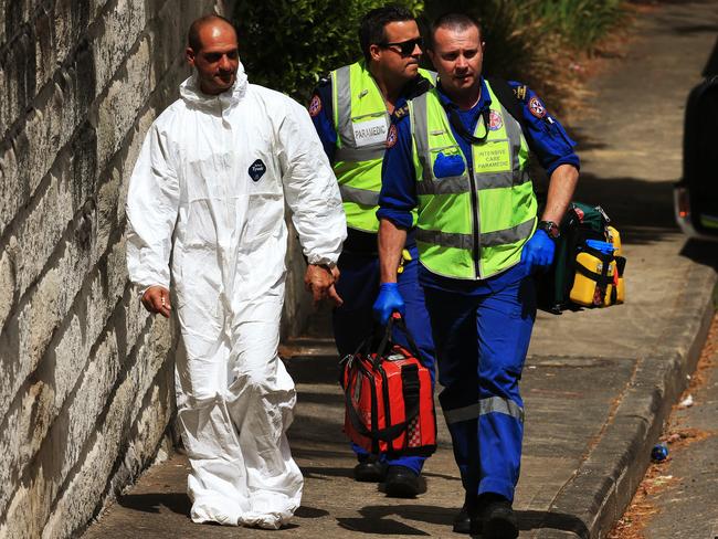 A number of emergency services workers were involced in the clean up. Picture: Toby Zerna.