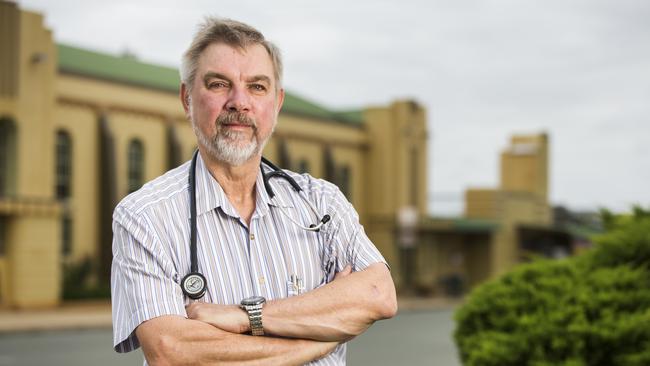 Dr Graham McAllister runs the Wondai and Murgon Family Medical Practice. Picture: Lachie Millard