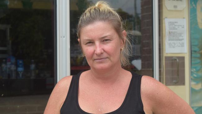 Kylie Schweikert lost everything in the floods in Wardell and is shocked the government won’t provide extra support. Picture: Nicholas Rupolo.