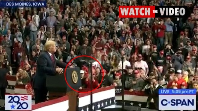 Kenosha shooting suspect seen in front row of Trump rally