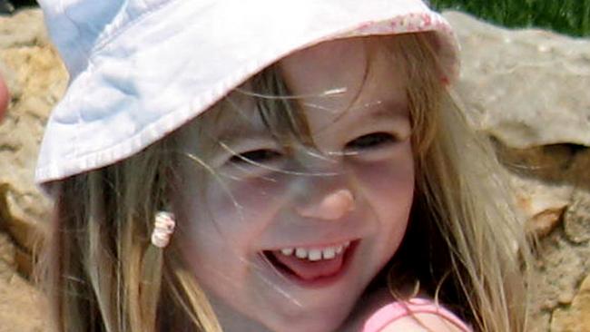 Madeleine McCann. Picture: File