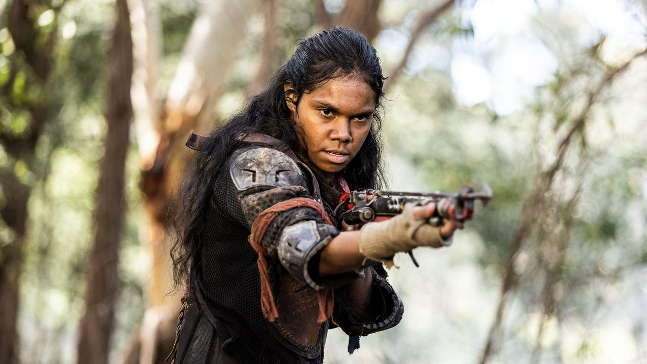 SA actress Shantae Barnes-Cowan in the film Wyrmwood Apocalypse. Picture: Supplied