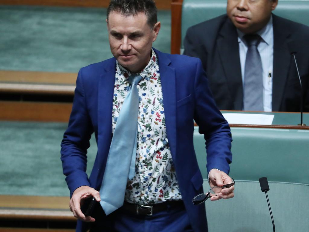 Andrew Laming, during question time in the House of Representatives at Parliament House. Picture: Gary Ramage