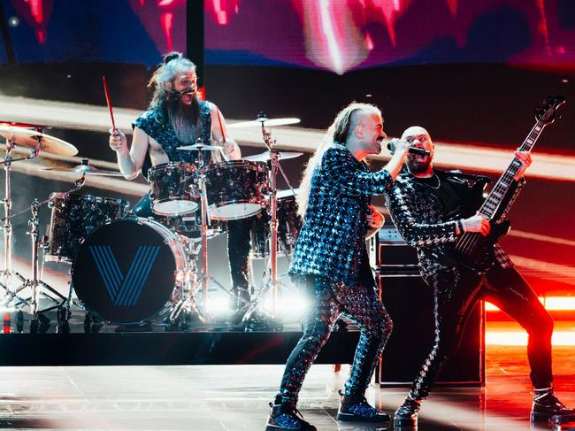 Australia's Voyager at the 2023 Eurovision Song Contest in Liverpool, UK. Picture: Sarah Louise Bennett / EBU