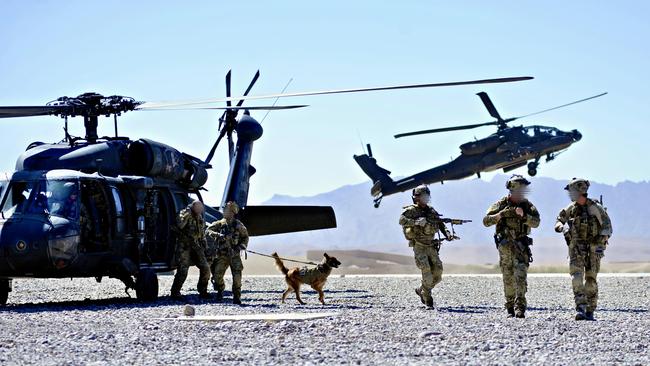SAS troops on the ground in Afghanistan