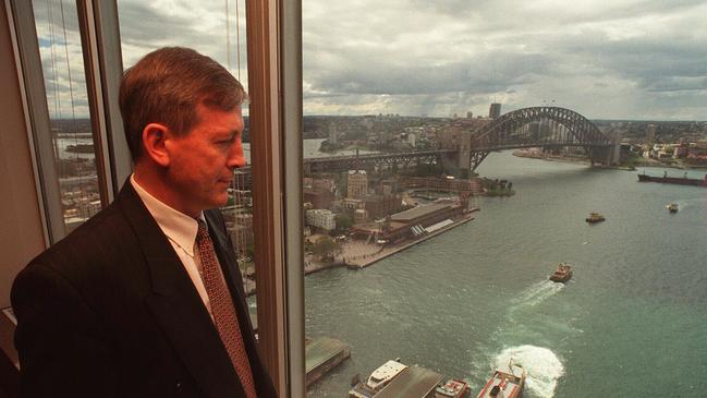 The view from the AMP’s Sydney offices in 1997.