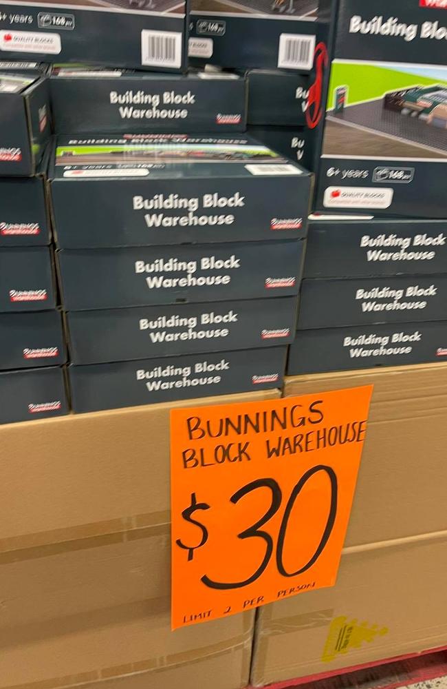 Bunnings 2025 block warehouse