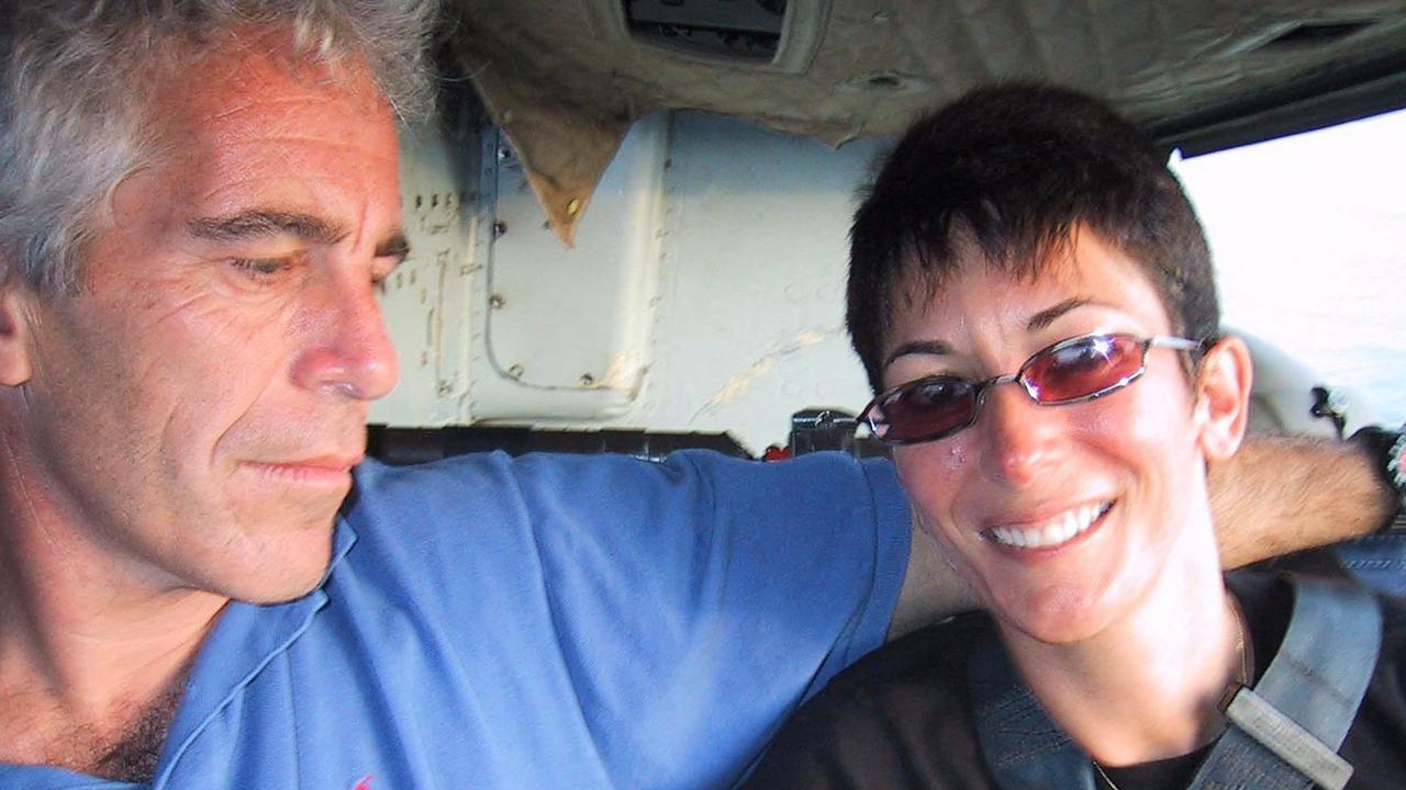 Ghislaine Maxwell and Jeffrey Epstein. Picture: AFP