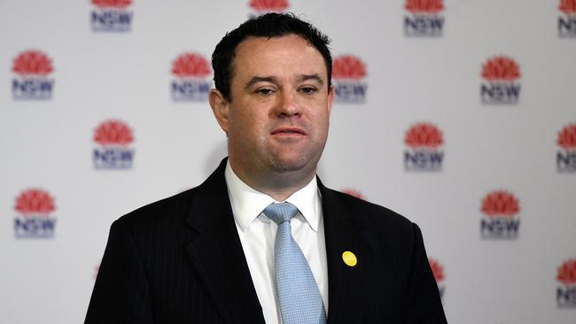 NSW Tourism Minister Stuart Ayres says infection rates had stabilised to a point that was low enough to justify an easing of interstate travel restrictions. Picture: AAP